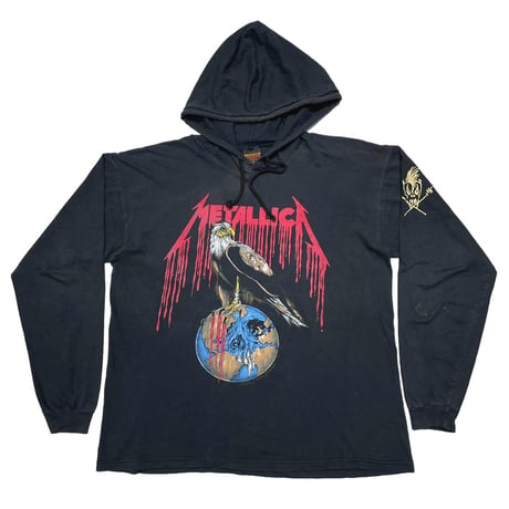 METALLICA PUSHEAD NOWHERE ELSE TO ROAM TOUR HOODED LS BROCKUM XL 4416