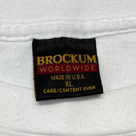 ROLLING STONES AMERICAN FLAG LIP & TONGUE VOODOO LOUNGE TOUR 94/95 WHITE BROCKUM XL 4963