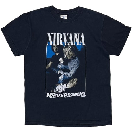 NIRVANA NEVERMIND BOOTLEG BLACK BLUE TENNESSEE RIVER MEDIUM 4637
