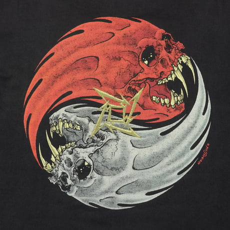 METALLICA YING YANG LABEL SKULL PRINT GIANT XL 8930