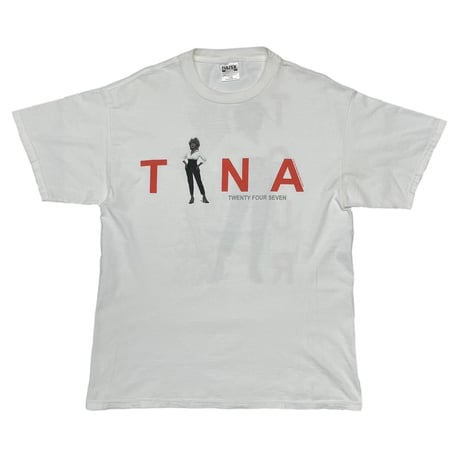 TINA TURNER TWENTY FOUR SEVEN WHITE TULTAX LARGE 8444