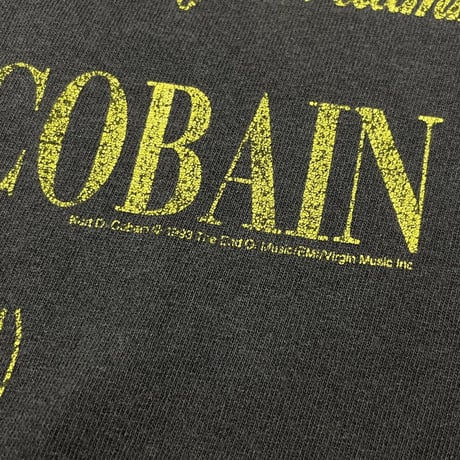 NIRVANA KURT COBAIN MEMORIAL TULTEX XL 6601