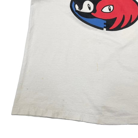 SEGA SONIC THE HEDGEHOG & KNUCKLES WHITE SCREEN STARS XL 0957