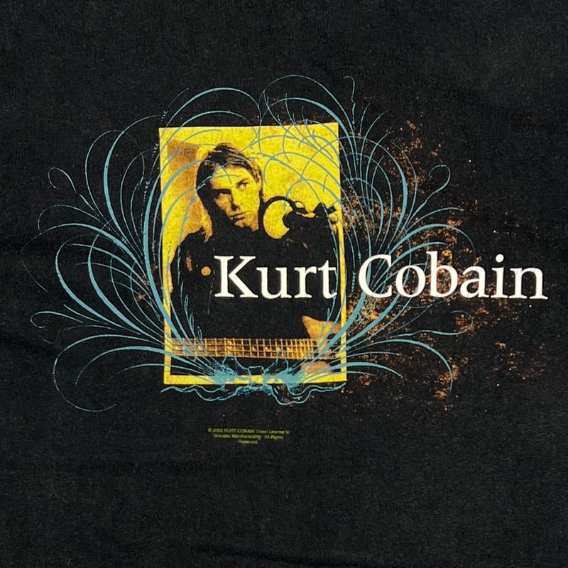 NIRVANA KURT COBAIN 2005 MEMORIAL HANES LARGE 1