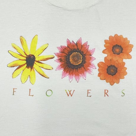 NATIONAL GEOGRAPHIC SOCIETY FLOWERS WHITE HANES XL 2269