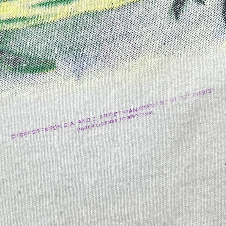 NINE INCH NAILS  DAVID BOWIE TEE CREAM HANES XL 0903