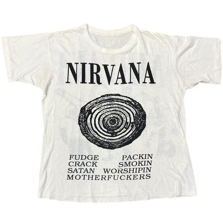NIRVANA VESTIBULE NEVERMIND MULTI WHITE FITS LARGE 1984