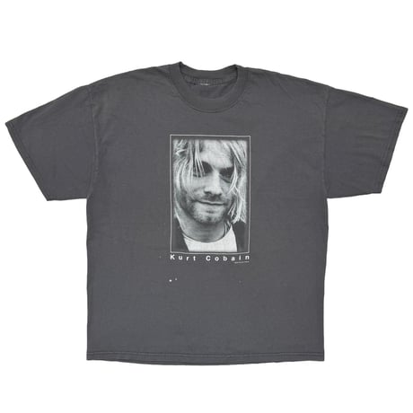 NIRVANA KURT COBAIN THE END OF MUSIC 2002 MONOCHROME PORTRAIT CHARCOAL FITS XL 2456