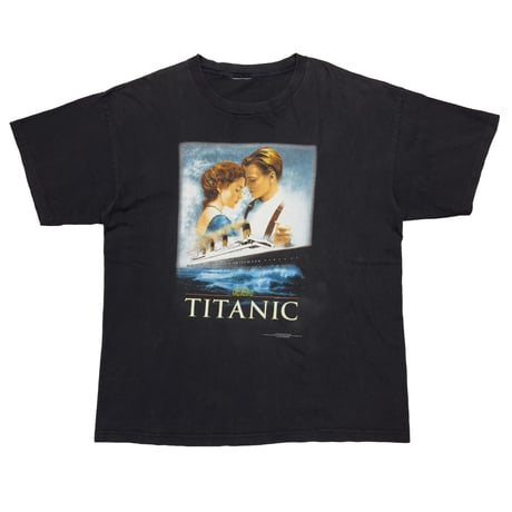 TITANIC MOVIE PROMO BLACK FITS XL 2676