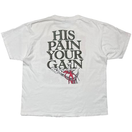 LORD'S GYM HIS PAIN YOUR GAIN WHITE DELTA XL 9755