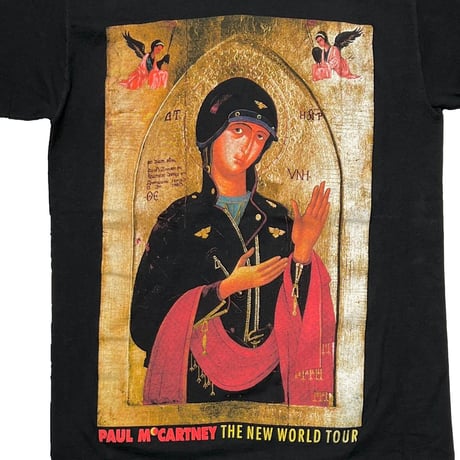 PAUL McCARTNEY THE NEW WORLD TOUR BIKER LIKE AN ICON BROCKUM LARGE 7606