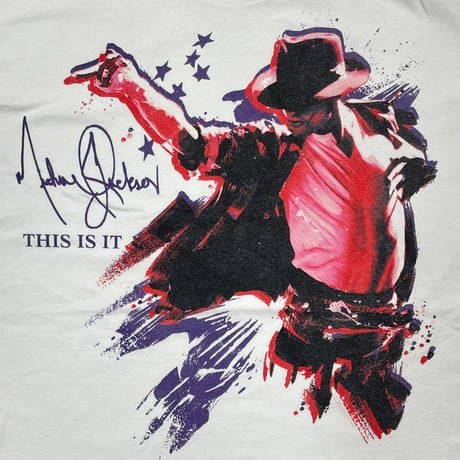 MICHAEL JACKSON THIS IS IT GRAPHIC WHITE FITS XL 6769