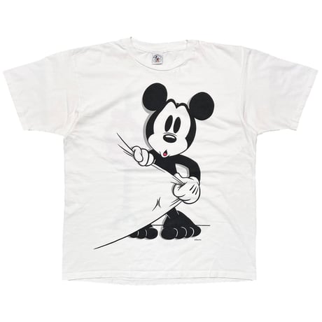 DISNEY VINTAGE MICKEY CHANGE OF CLOTHES WHITE FITS XL 5063