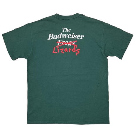 Budweiser 1997 TWO LIZARDS WE COULD'VE BEEN HUGE! GREEN anvil XL 2719