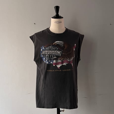 FADE is BEAUTIFUL [No.10]  HARLEY DAVIDSON WINGS OVER AMERICA SLEEVELESS LARGE 6676
