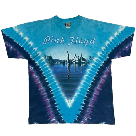 PINK FLOYD 2002 WISH YOU WERE HERE TIEDYE LIQUID BLUE LARGE 0108