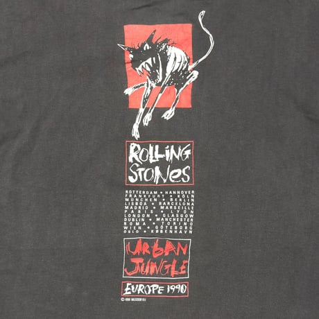 THE ROLLING STONES URBAN JUNGLE BIG TONGUE EUROPE 1990 XL 9996