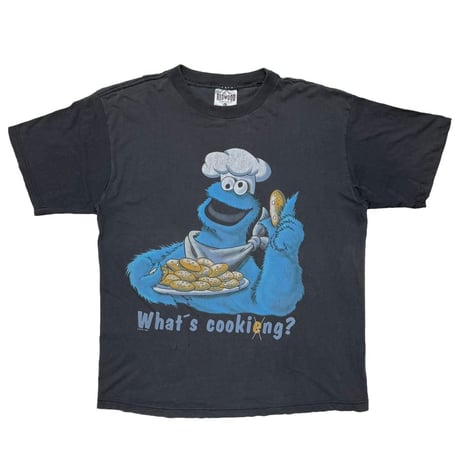 SESAME STREET COOKIE MONSTER WHAT'S COOKIENG? REDWOOD LARGE 1149