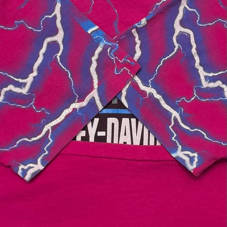 HARLEY DAVIDSON THUNDER & LIGHTNING OVP CLEVELAND OHIO PINK LARGE 9117