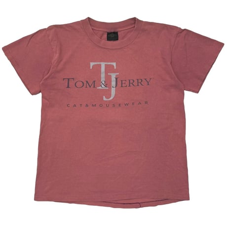 OLD&VINTAGE TOM & JERRY CALVIN KLEIN PARODY FADED PURPLE MEDIUM 4147
