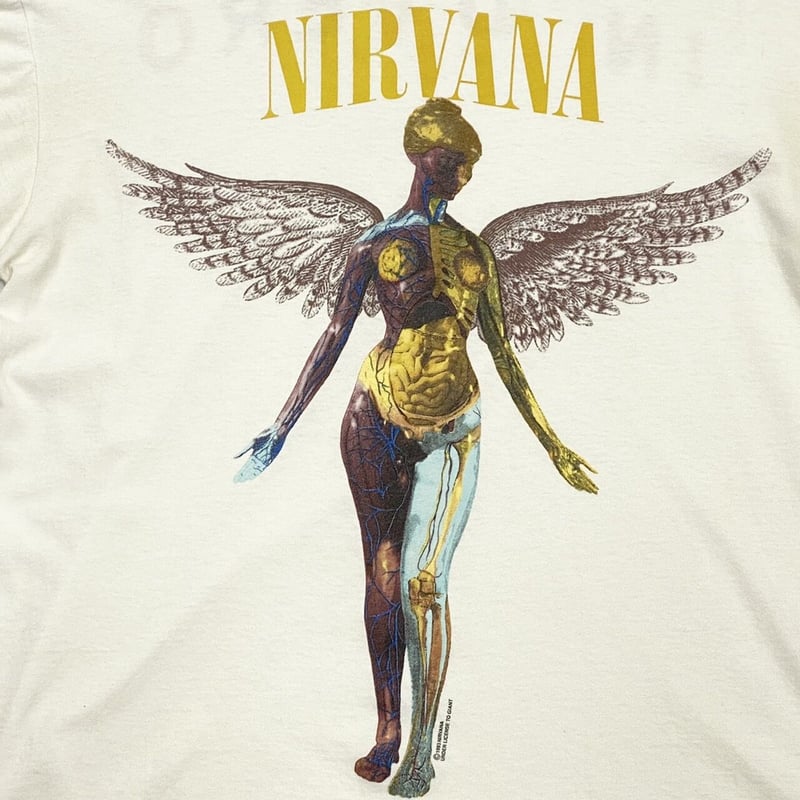 トップス Nirvana in utero anvil NIRVANA IN UTERO GIANT BY ANVIL XL 9127 | great