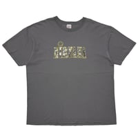 NIRVANA TEXT LOGO WITH SMILE CHARCOAL ANVIL XL 0432