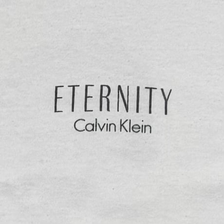 CALVIN KLEIN ETERNITY 1997 BACK MONOCHROME PHOTO WHITE LARGE 5640