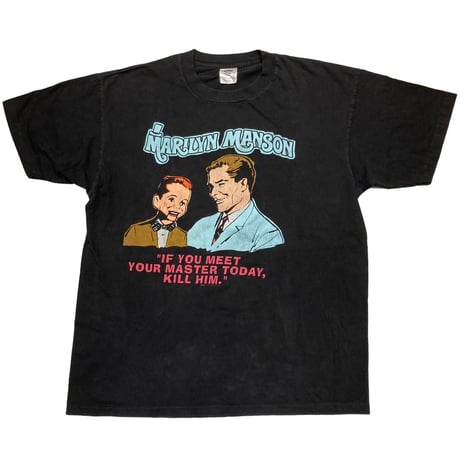 MARILYN MANSON IF YOU MEET YOUR MASTER TODAY TEE WINTERLAND XL 9779
