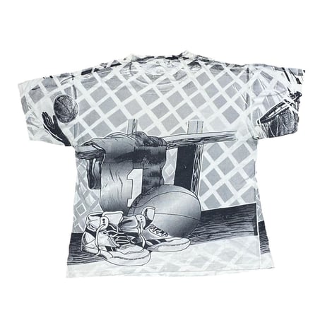CHICAGO BULLS ALL OVER PRINT TEE OKINA XL 6142