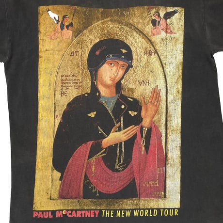 PAUL McCARTNEY THE NEW WORLD TOUR BIKER LIKE AN ICON BROCKUM LARGE 1679