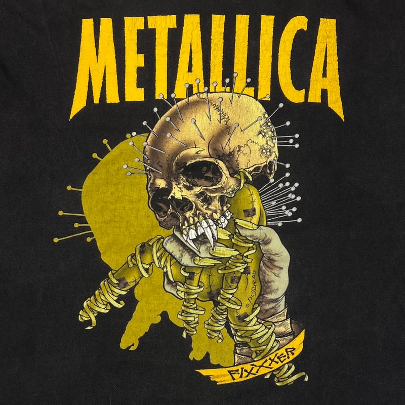 METALLICA FIXXXER PUSHEAD SLEEVE CUT GIANT XL 3