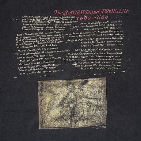 THE SMASHING PUMPKINS MACHINA TOUR 2000 ONEITA XL 8558