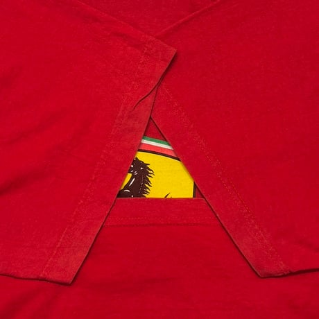 FERRARI EMBLEM DOUBLE SIDE RED XL 0433
