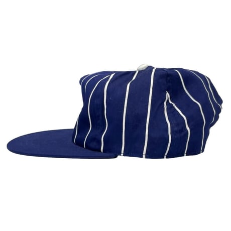 PUBLIC ENEMY STRIPED TARGET LOGO CAP NAVY SNAPBACK 0695