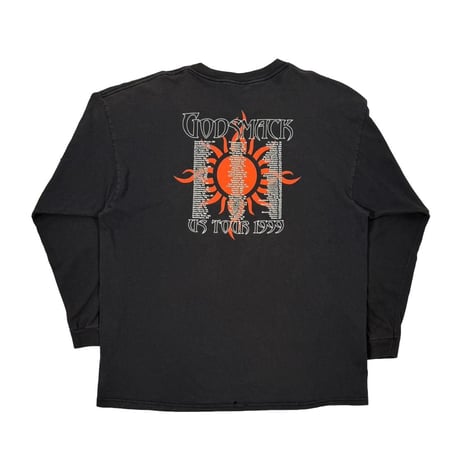 GOD SMACK FLAME LONG SLEEVE US TOUR 1999 DELTA XL 0632