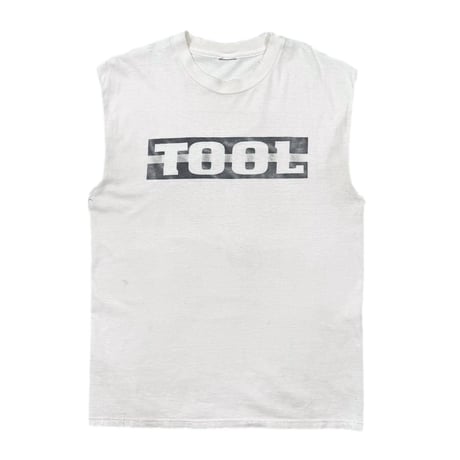 TOOL LOGO & EYE SLEEVELESS WHITE FITS LARGE 0078