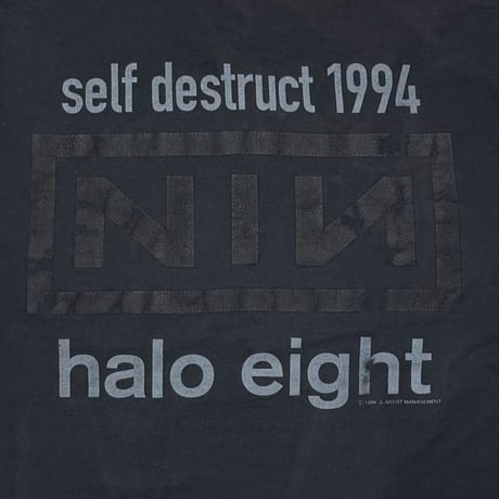 NINE INCH NAILS 1994 THE DOWNWARD SPIRAL SELF DESTRUCT LS FRUIT OF THE LOOM XL 2386