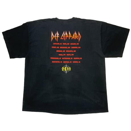 DEF LEPPARD MIRROR BALL TOUR GILDAN XXL 8470