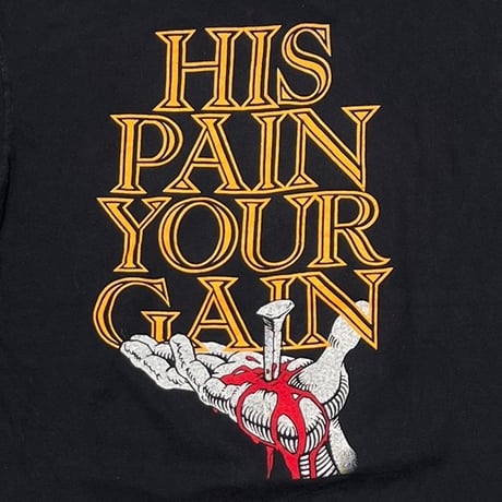 LORD'S GYM BENCH PRESS HIS PAIN YOUR GAIN LARGE 1163
