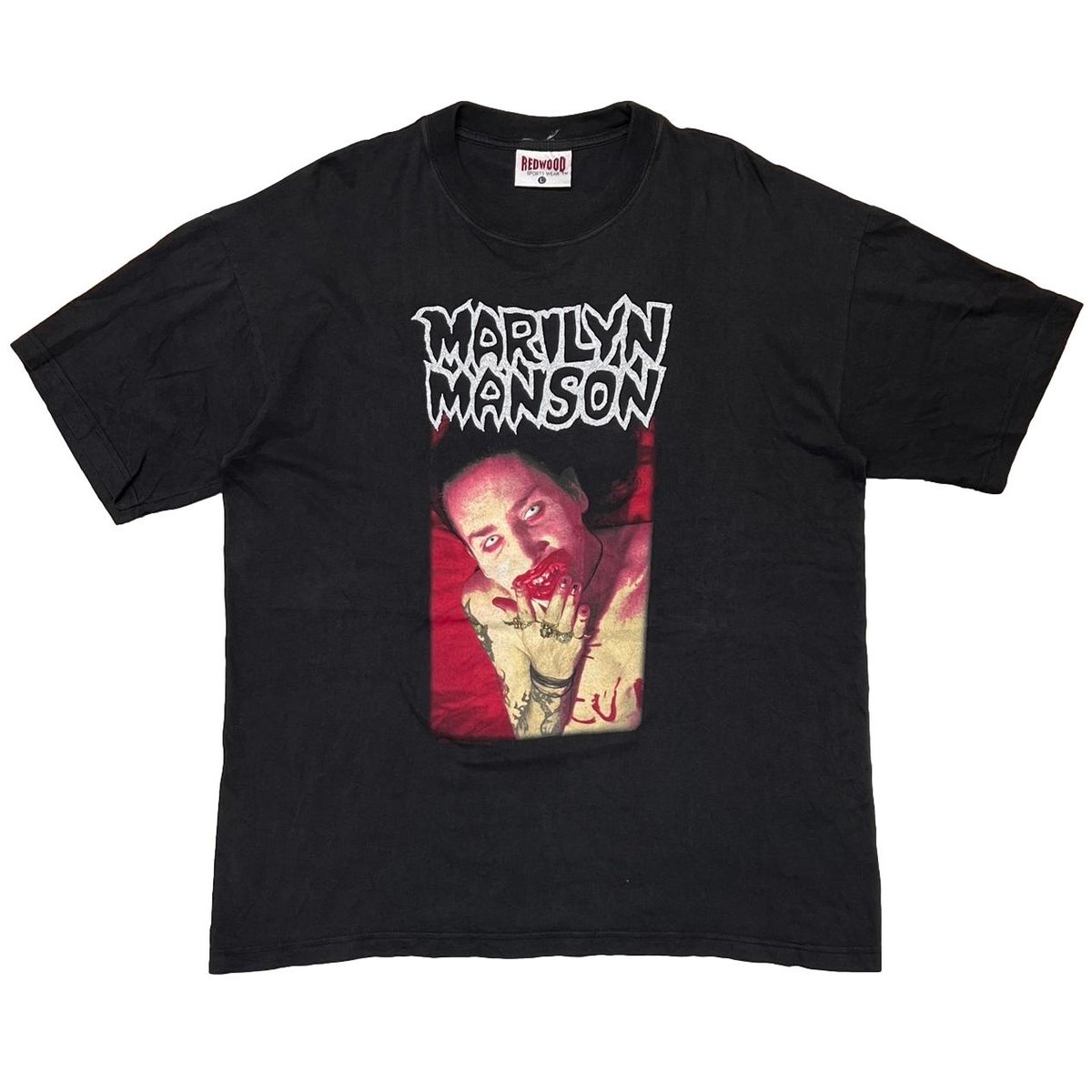K*様 Marilyn Manson グラフィックTシャツ ブラック large Camiseta Marilyn Manson - Lithium Serigrafia