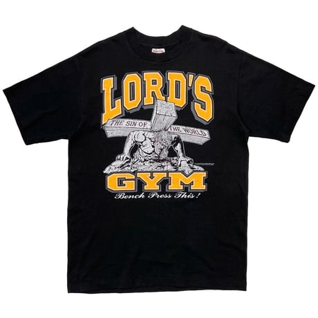 LORD'S GYM BENCH PRESS HIS PAIN YOUR GAIN SOF TEE LARGE 2995
