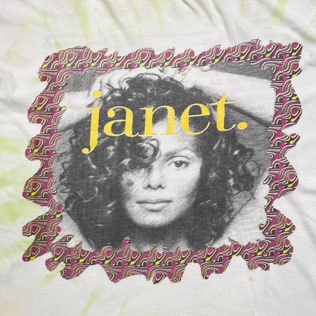 JANET JACKSON 93-94 WORLD TOUR BOOTLEG TIE DYE HORIZON FITS XL 1867