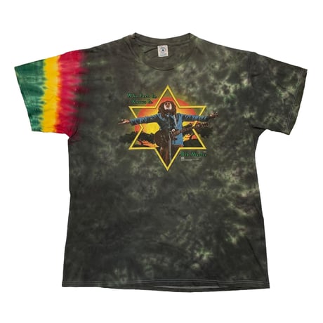 BOB MARLEY 1998 WHO FEELS IT TEE TIEDYE XL 4943
