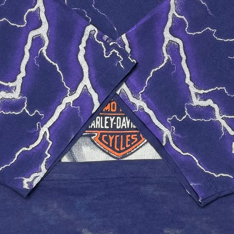 HARLEY DAVIDSON THUNDER & LIGHTNING PUEPLE LARGE 4647