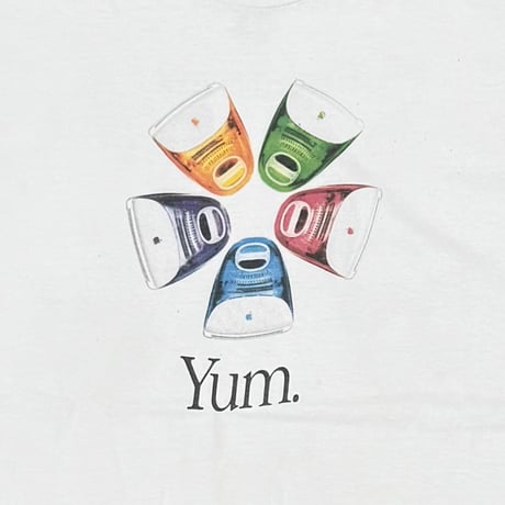 Apple iMac G3 Yum. Think Different. WHITE Hanes XL 7267