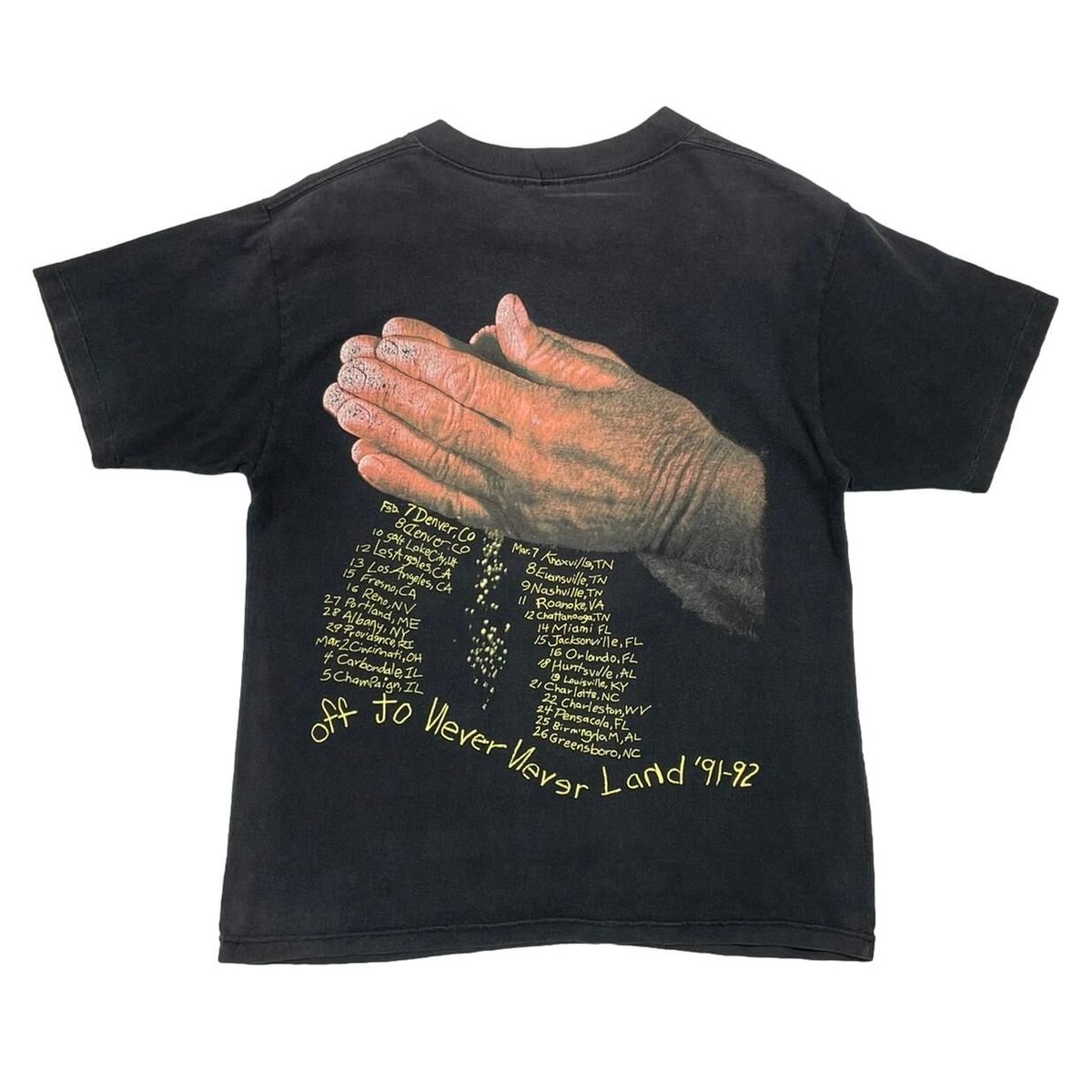 MetallicaMetallica 1991-1992 ツアー　tシャツ