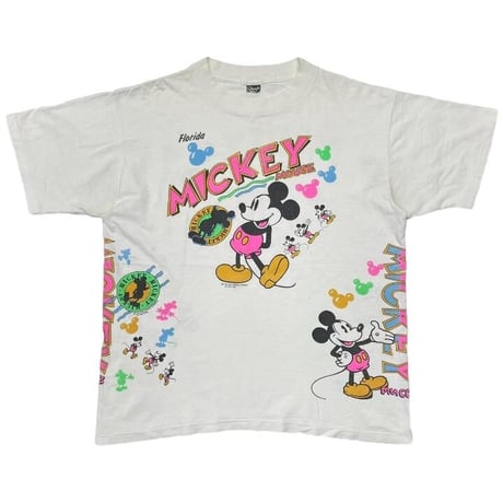 DISNEY VINTAGE MICKEY MOUSE OVP FLORIDA WHITE FITS XL 8221