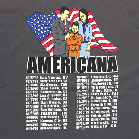THE OFFSPRING AMERICANA TOUR  CHARCOAL giant FITS XL 6159