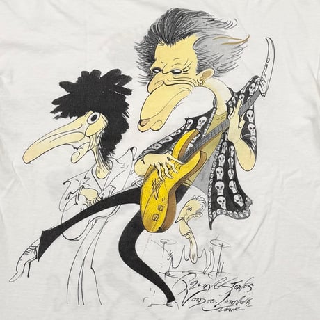 THE ROLLING STONES Gerald Scarfe WHITE BROCKUM LARGE 0847