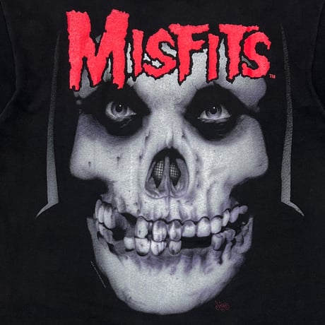 MISFITS SKULL DOUBLE SIDE RED TEXT FITS LARGE 3336